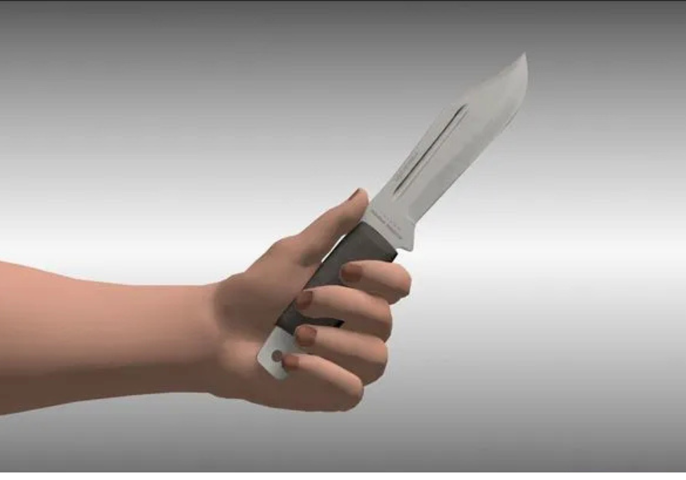 How to throw a knife?