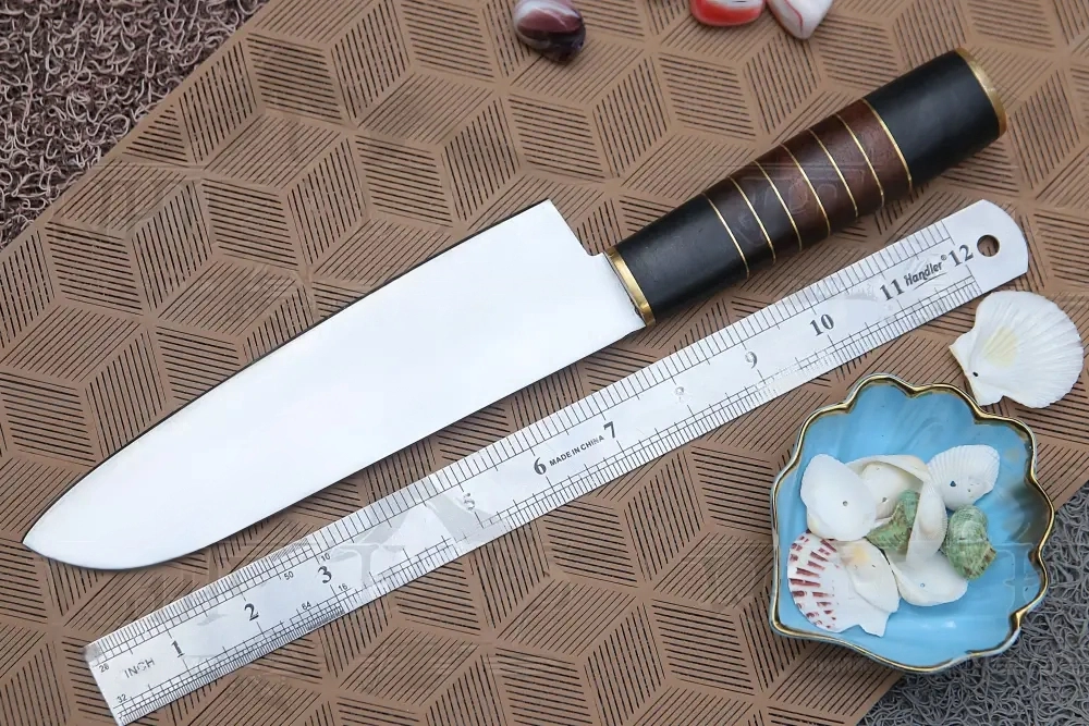 Damascus steel chef knife