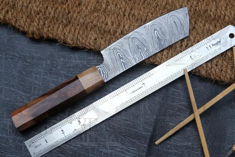 Kitchen Knife with Olive Wood handle