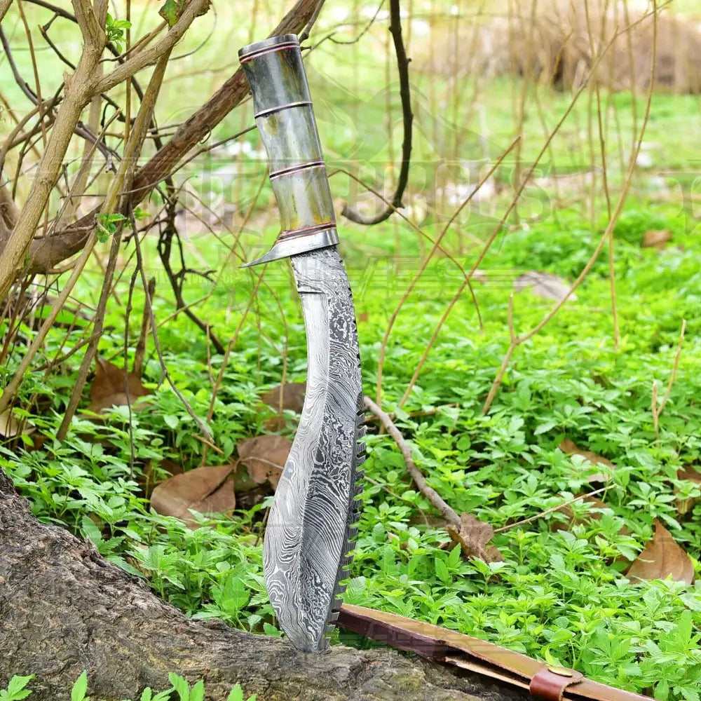 Kukri Knife With Camel Bone Handle