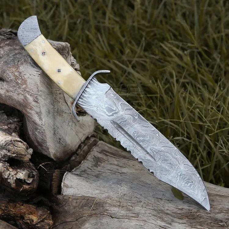 bone handle bowie knife