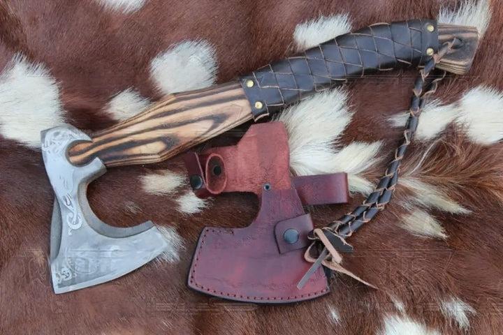 high carbon steel viking axe