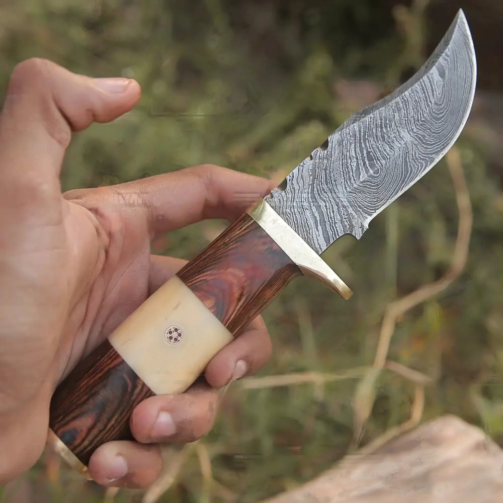 damascus steel knife hunting