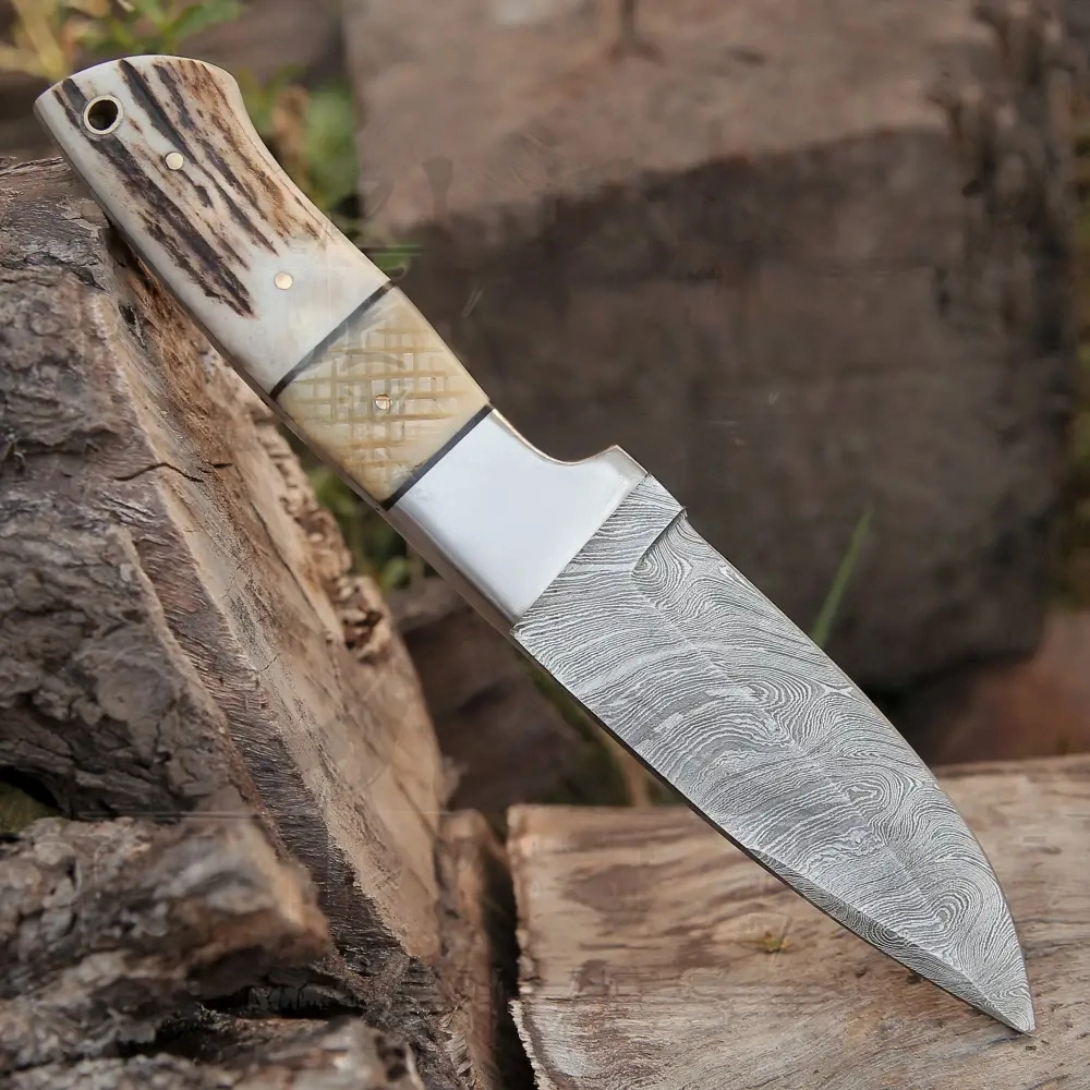 engraved bone handle knife​