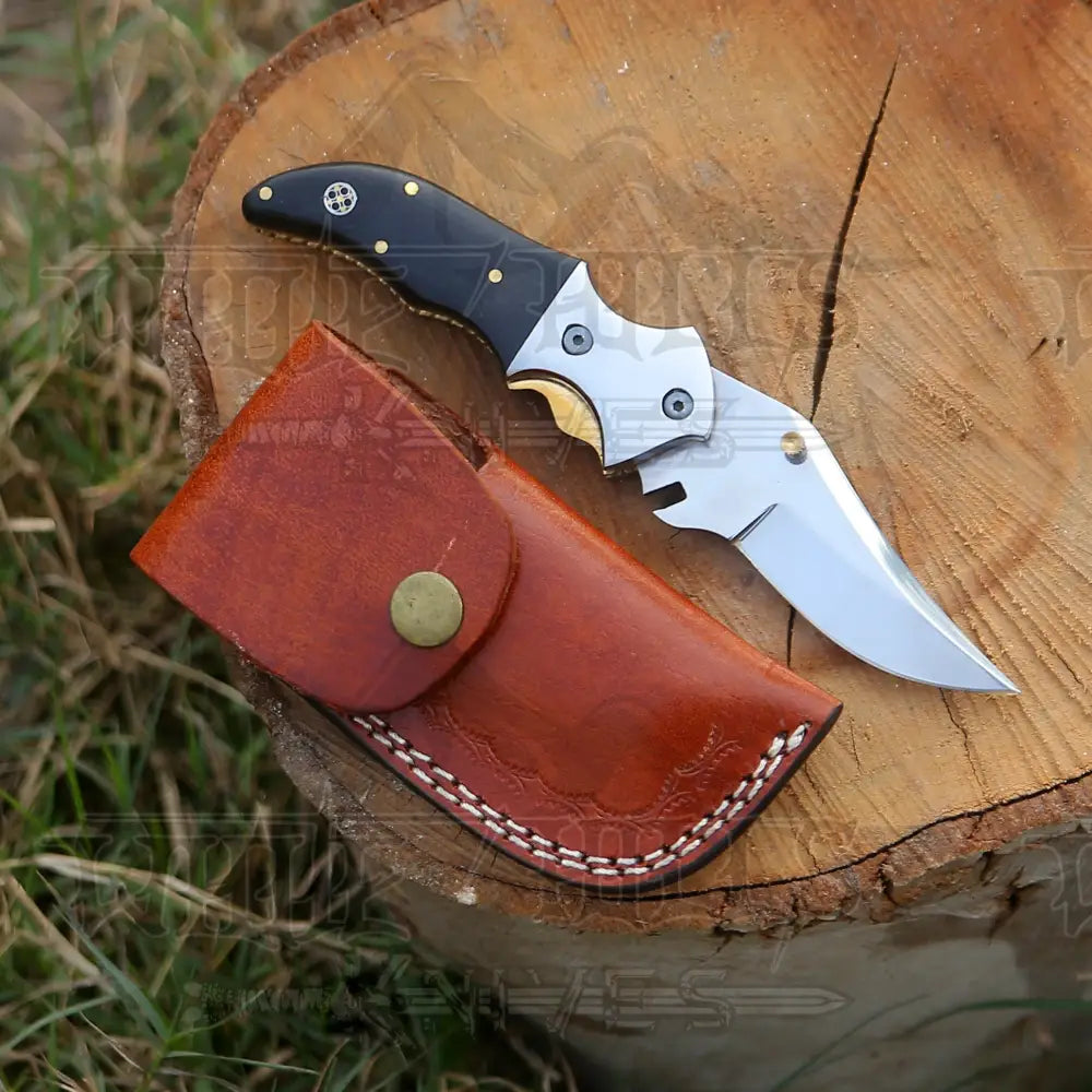 Stainless Steel Folding Pocket Knife - Camping Pocket Knife